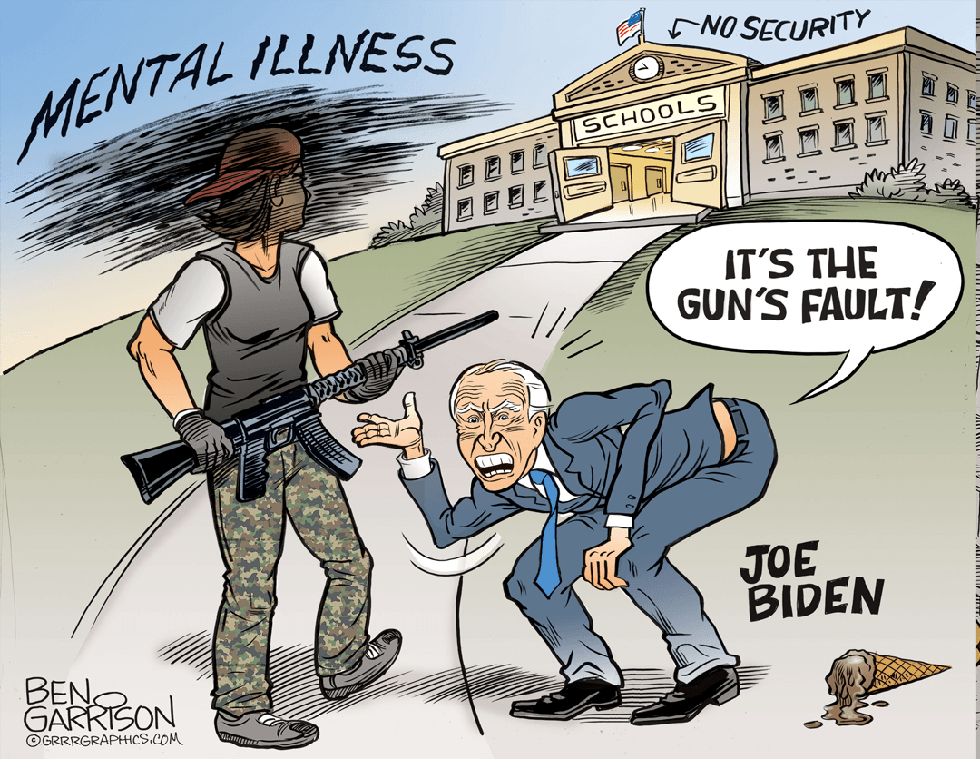 Biden Blames Guns image number 0