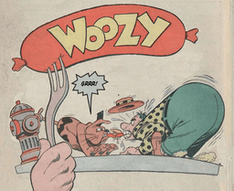 Woozy and the Hot Dog #1 cover art