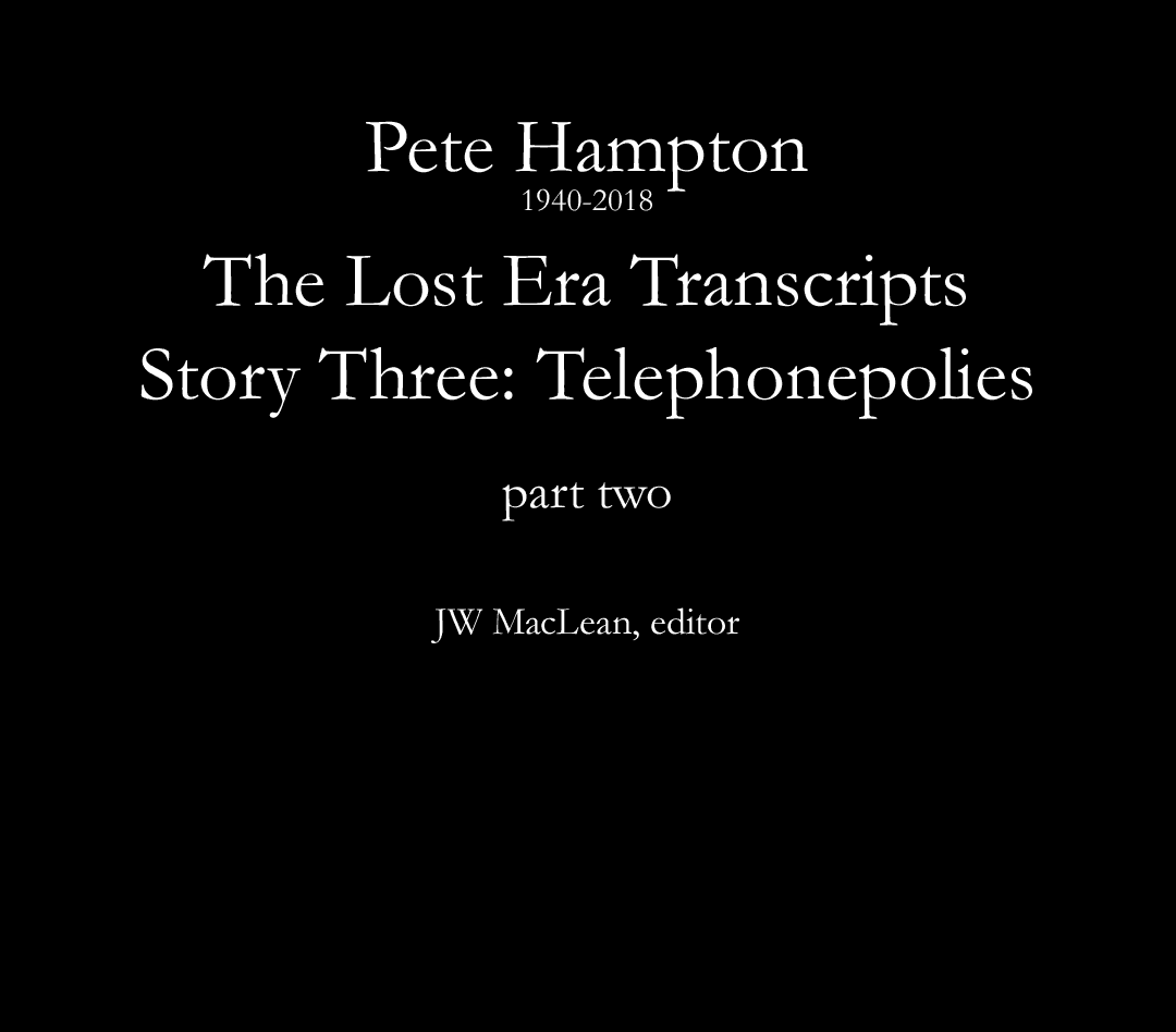 Story Three: Telephonepolies part two panel 1