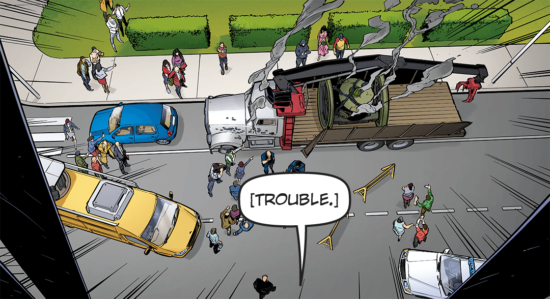 Trouble panel 6