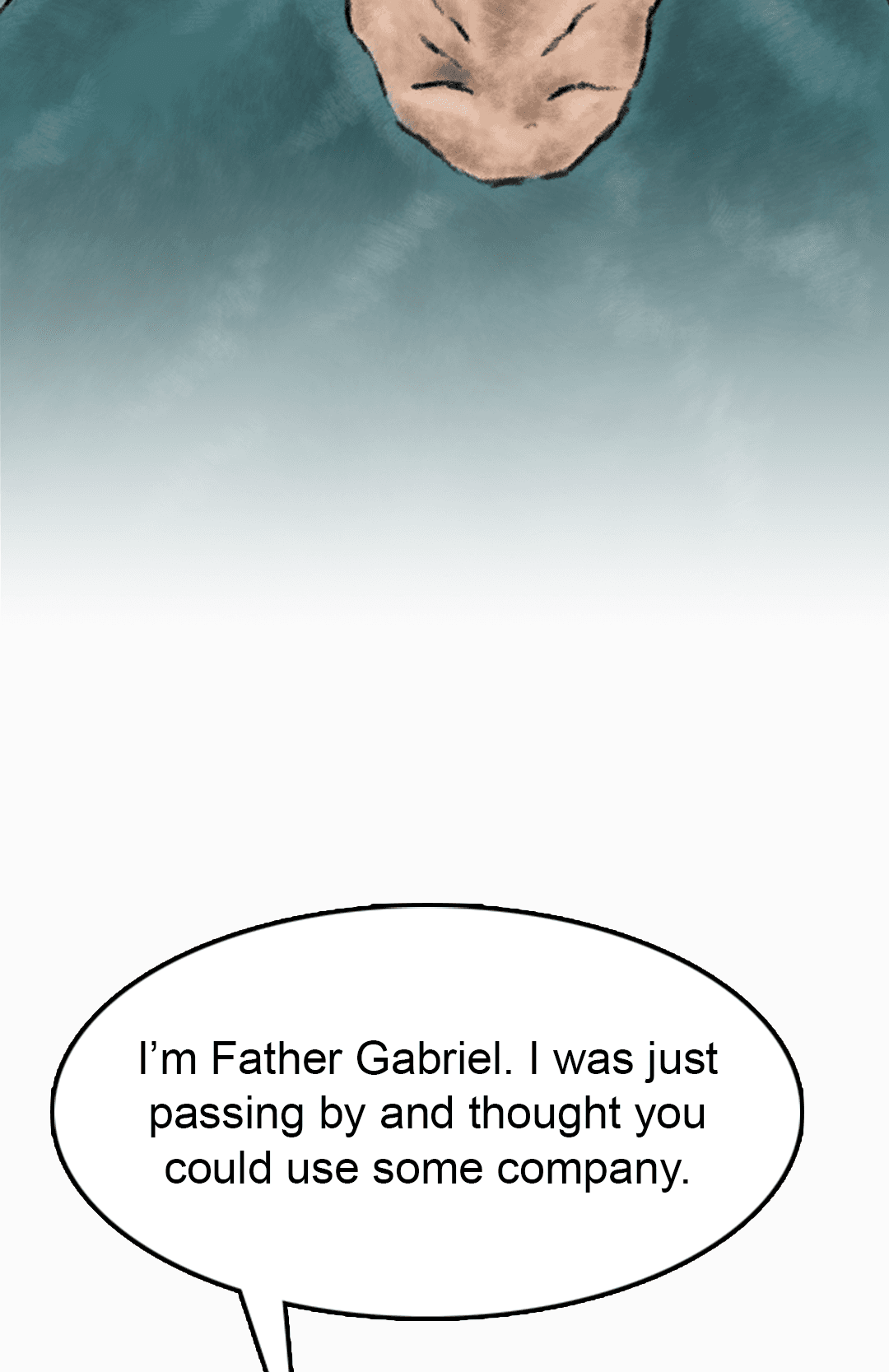 Father Gabriel and the Old Man (Part 2) panel 2