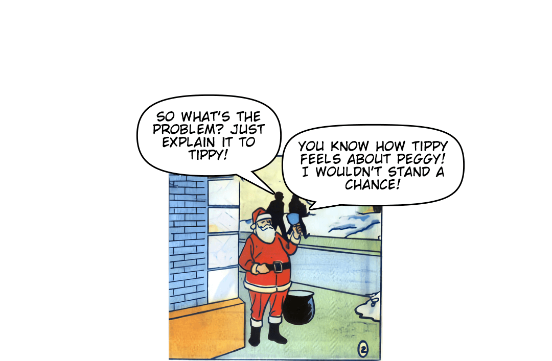 The Fright Before Christmas #2 panel 2