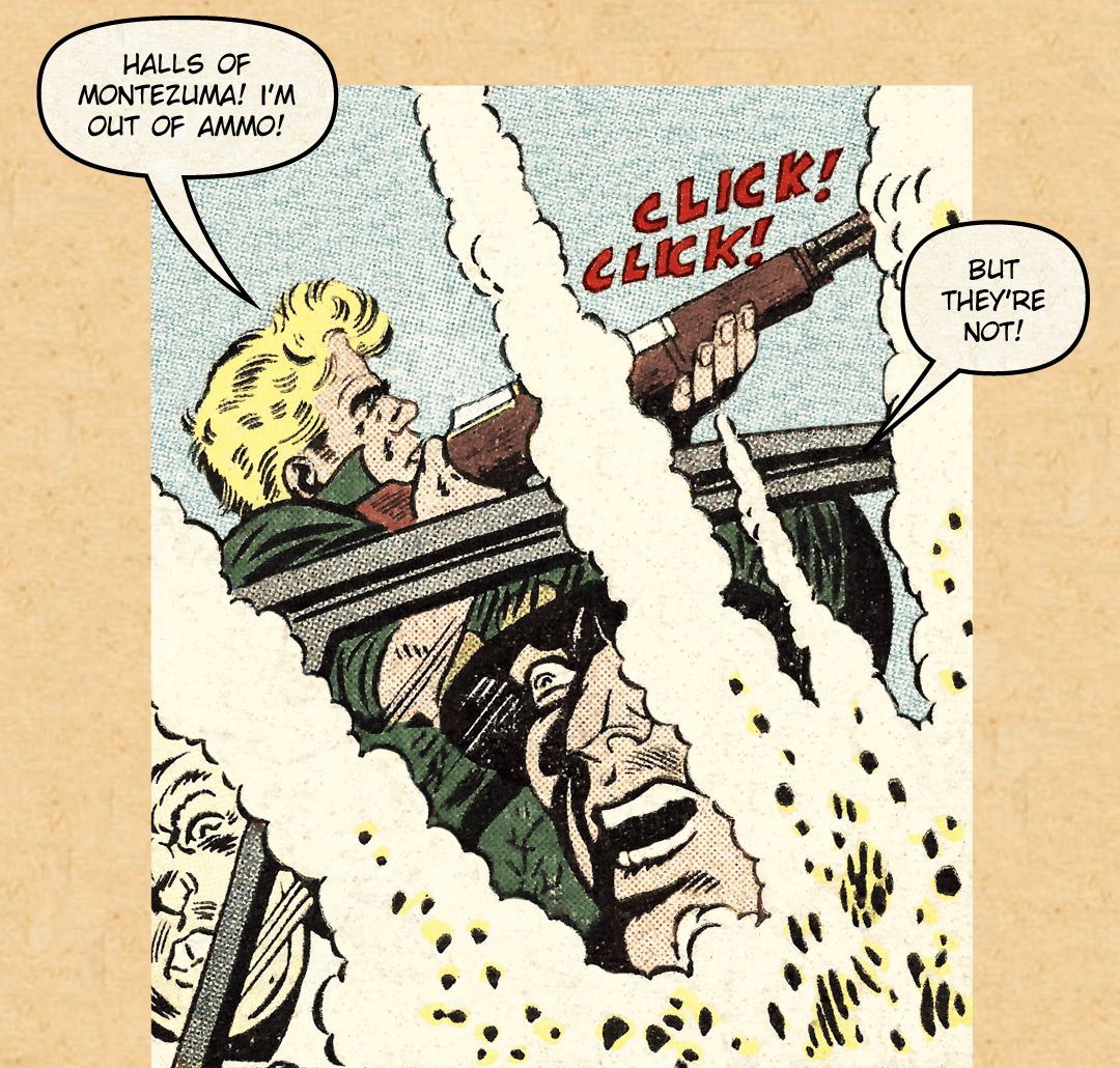 Iron Mike McGraw Gyrene Raid #4 panel 6
