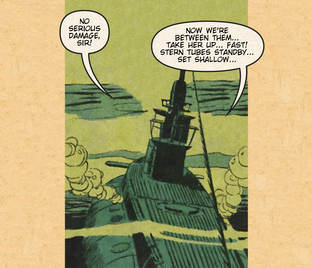 Silent Service #3 - Depth Charge panel 8
